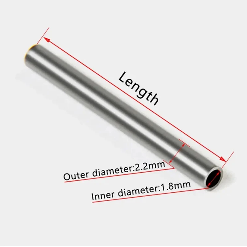 

10/20pcs Dia 2.2mm Watch Steel Tube Fits for Paner Watch Strap Belt Raw Ear Tube 20mm 22mm 24mm Through Tube Empty Tube