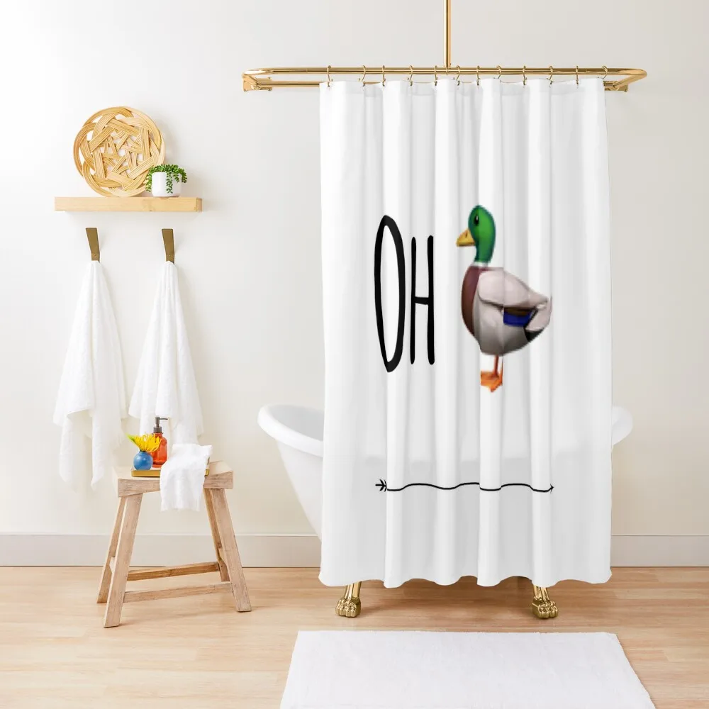 

oh DUCK Shower Curtain For Bathroom Shower Cute Shower Window For Curtain