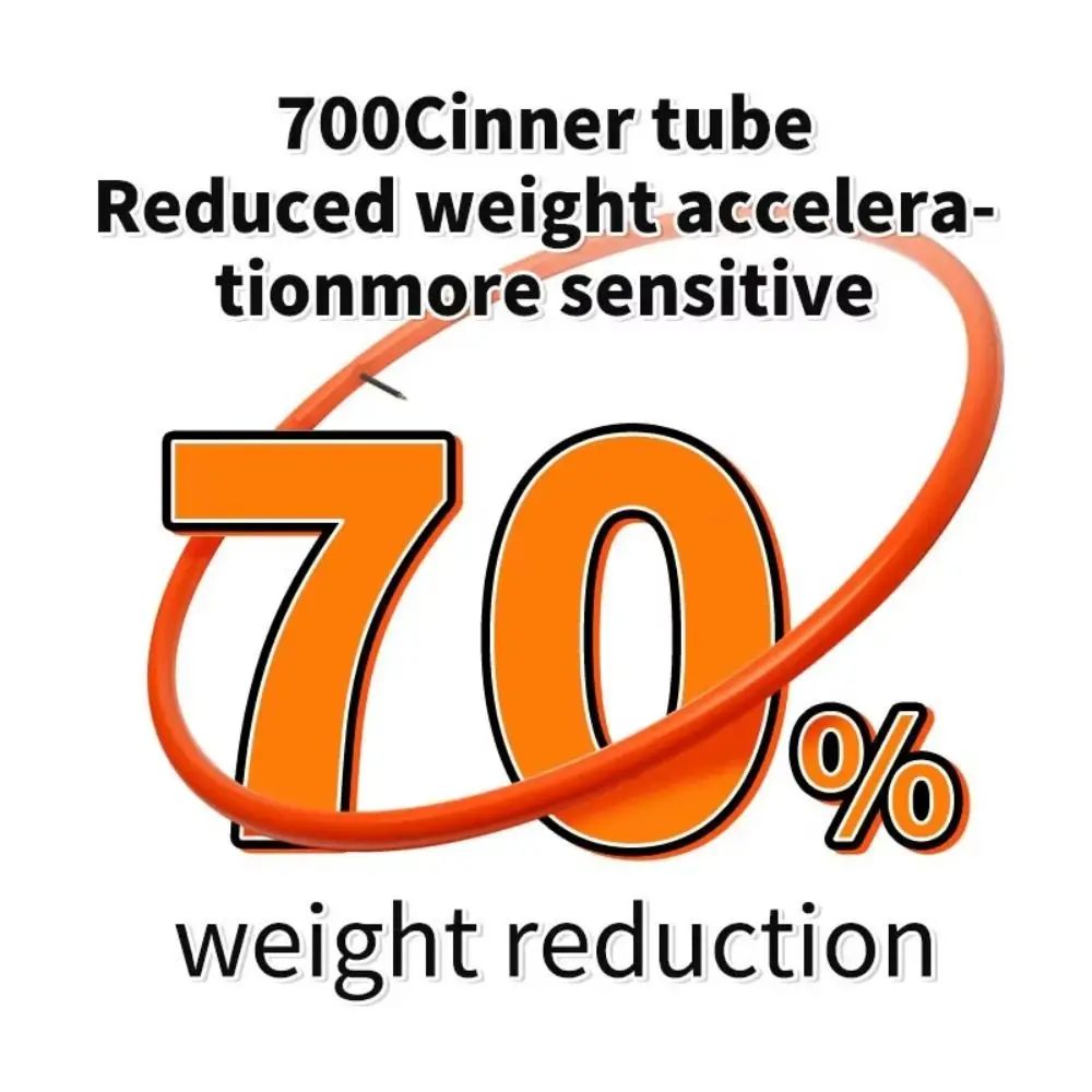 

TPU Ultra Light Inner Tube Ultralight French Valve Bicycle Inner Tube 700C Anti-ageing Bike TPU Inner Tube Road Bike