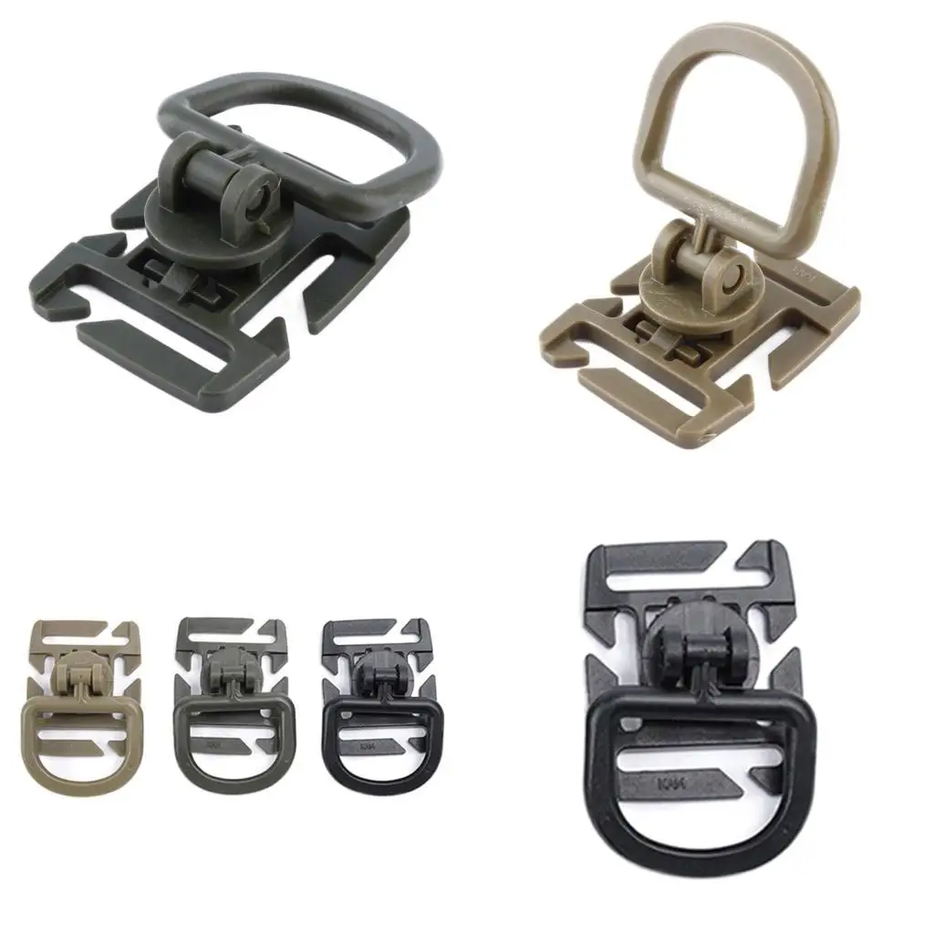 

R6FE 5pcs Backpacks Rotating Buckles Durability Outdoor Portables Press Buckles for Hiking And Camping