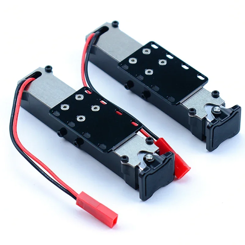 Support de train d'atterrissage électrique en métal, 2 pièces, pour camion Tamiya RC 1/14 SCANIA 770S 56368 VOLVO ACTROS BENZ MAN LESU modèle de voiture