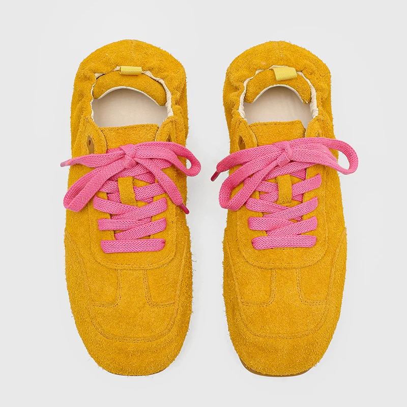 New Flat Bottomed Fashionable Ugly Cute Men German Training Shoes Fashionable Boken Shoes Casual Breathable Sports Couple Shoes