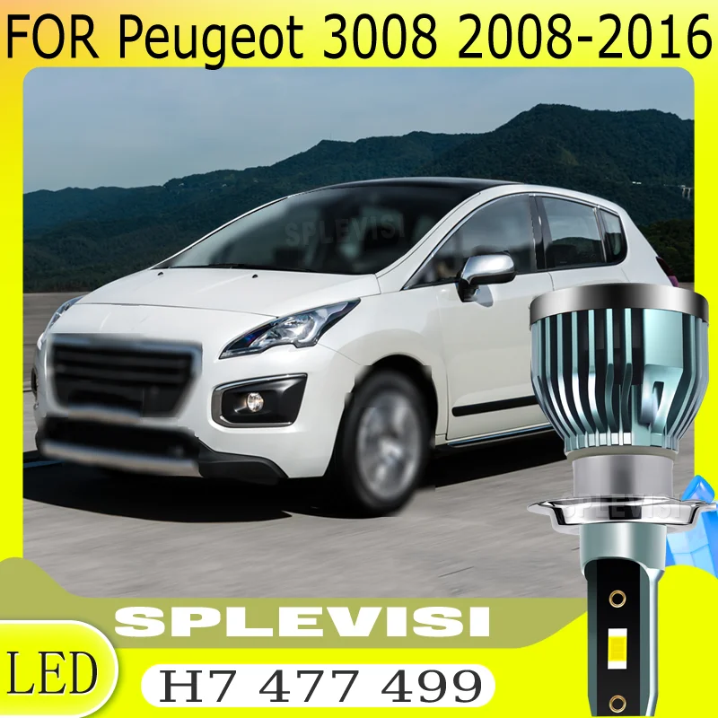 

Tool-Free Installation Night Vision waterproof Headlamp LED Bulbs For Peugeot 3008 2008 2009 2010 2011 2012 2013 2014 2015 2016
