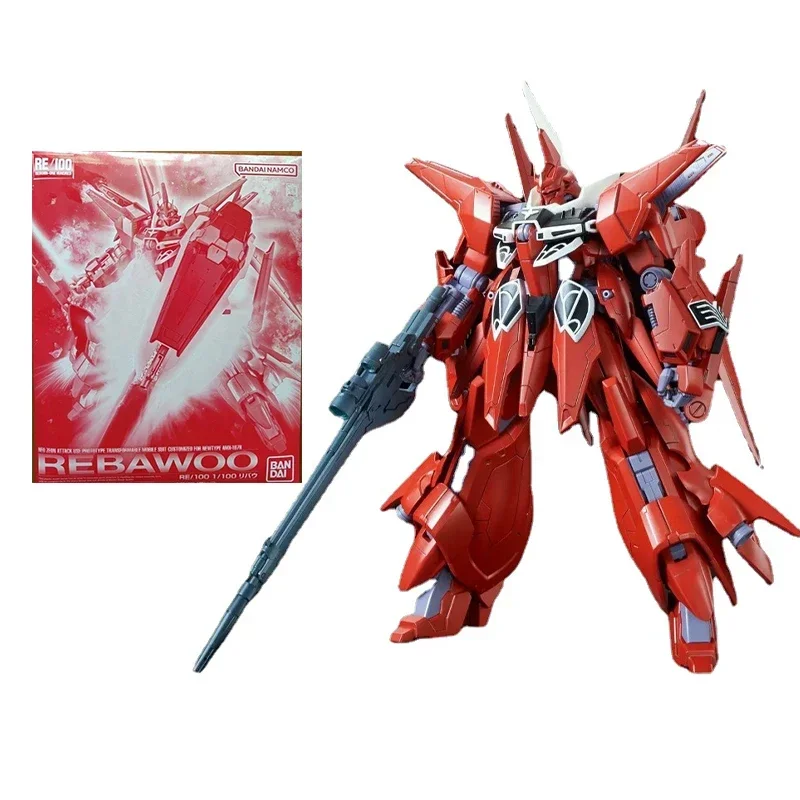 

Bandai Original Genuine PB 1/100 REBAWOO UNICORN Gundam MSV AMX-107R Anime Model Figure Collection Model Toys Gift