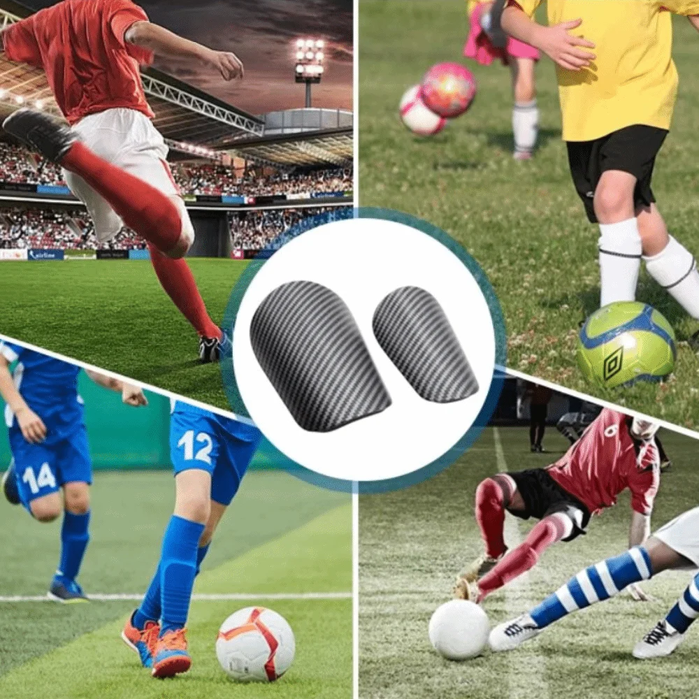 ขาป้องกันฟุตบอล Shin Pads EVA หนา Shock Absorbing Training Shank Board ขา Mini ขนาดฟุตบอล Shin Guards