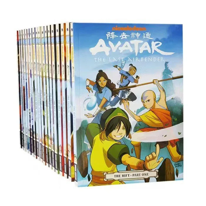 18 Books Avatar:The Last Airbender Season 1+ 2 English Picture