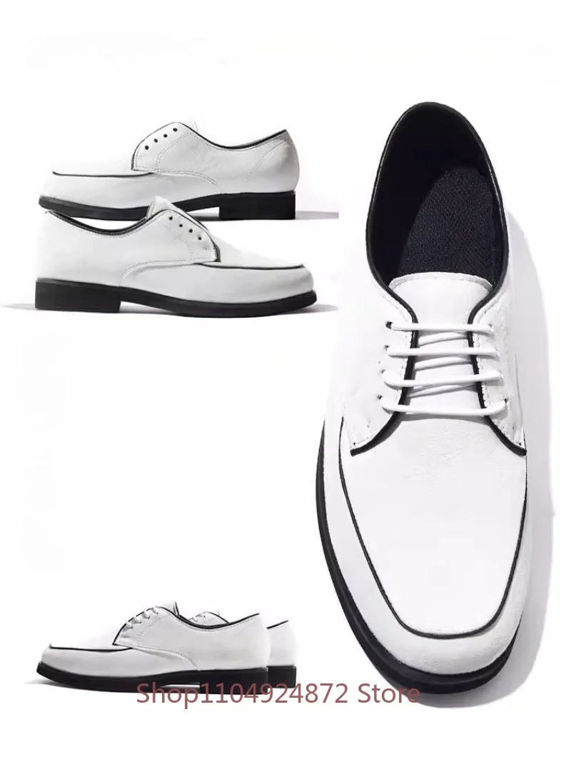 

Luxury Dress Shoes Men Designer Sheepskin Suede Wedding Party Work Outdoor Hiking Casual Business Leather Shoes Man