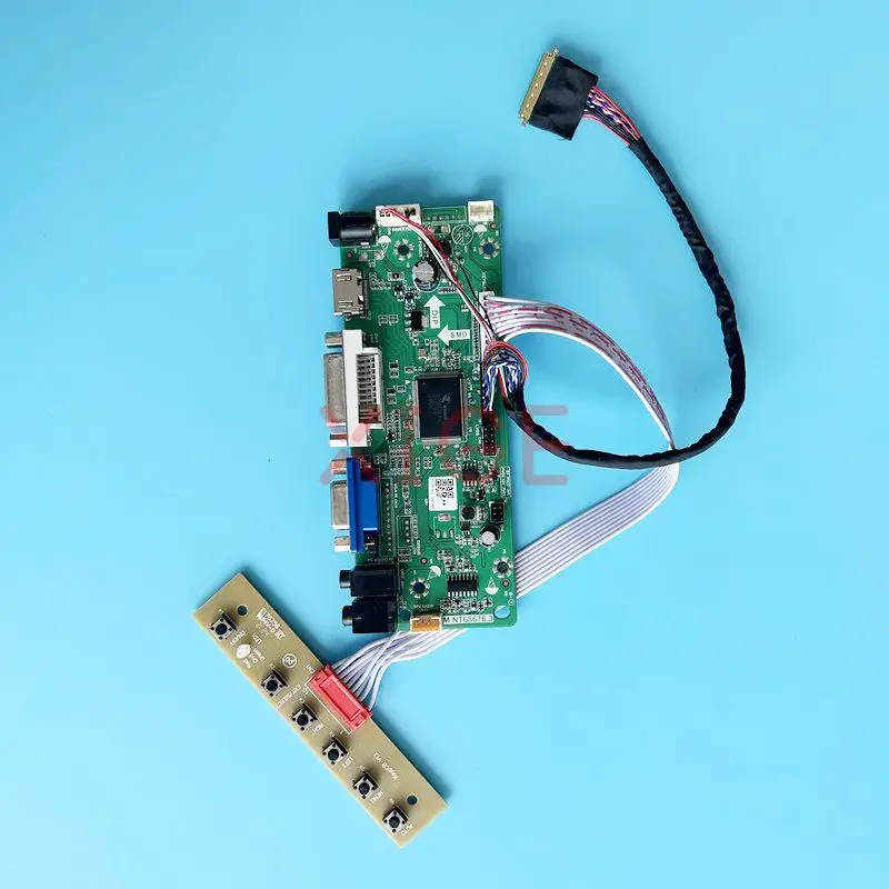

Для LP156WFC N156HGE плата драйвера ЖК-контроллера HDMI-совместимая LVDS 40Pin 1920*1080 15,6 "VGA DVI аудио DIY Kit дисплей для ноутбука