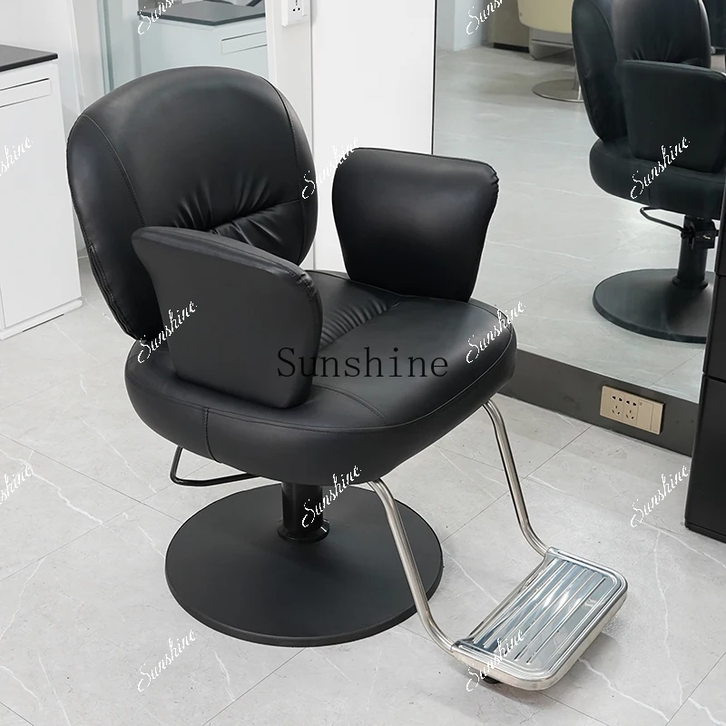 Simple lift seat for barber shop, high-end perm and dyeing stool for hair salon  FT