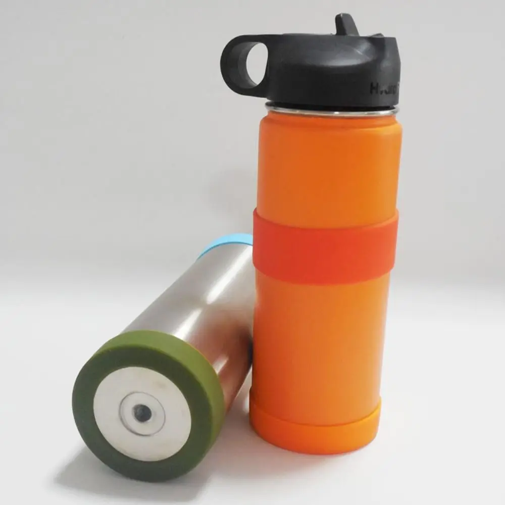 Wear-resistant 7.5CM Cup Bottom Cover Universal Non-slip Coaster Sleeve Silicone Durable Water Cup Cover Sheath Cup