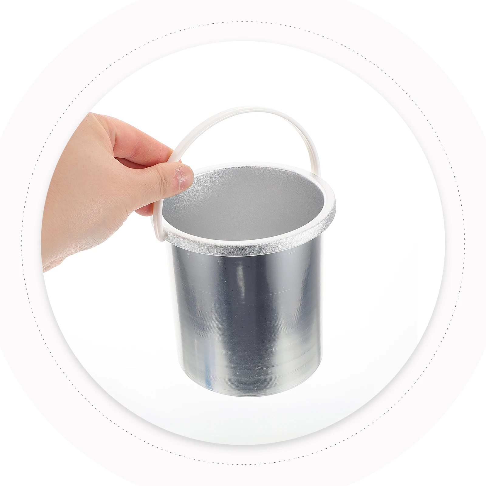 

1L Hair Removal Wax Machine Pot for Waxing Warmer Liners Aluminum Small Capacity Efficient Safe Reliable MultiUse Wax Supplies
