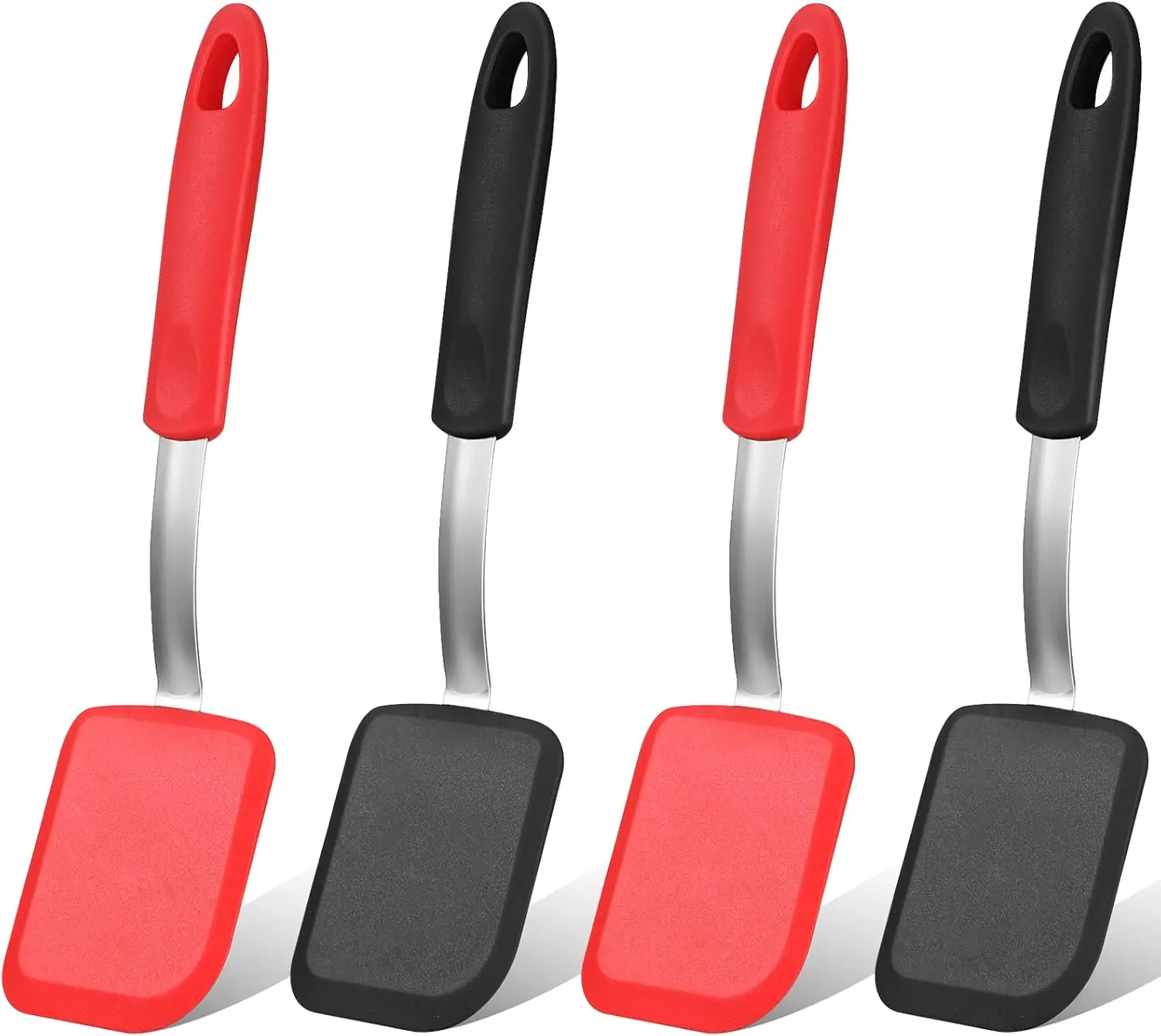 1 Pacote de Espátula de Silicone para Biscoitos, Espátula Mini para Brownies, Espátulas de Silicone Flexíveis para Ferramentas de Cozinha