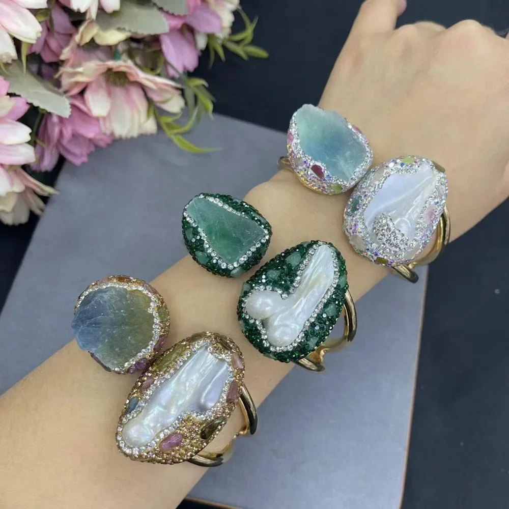 

New Natural Colored Yingshi Pearl Women's Bracelet with Personalized Fashion, Simplicity, Luxury, and Exquisite Ladies' Jewelry