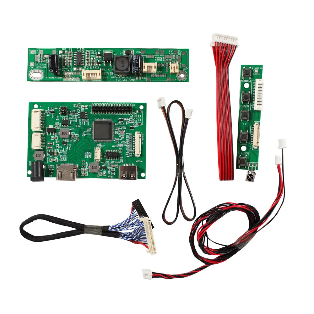 30Pin Lvds Lcd Screen Controller Board Pcb Printed Circuit Boards for 19'' 1920X360 Usb Lcd Display Automatic Playback