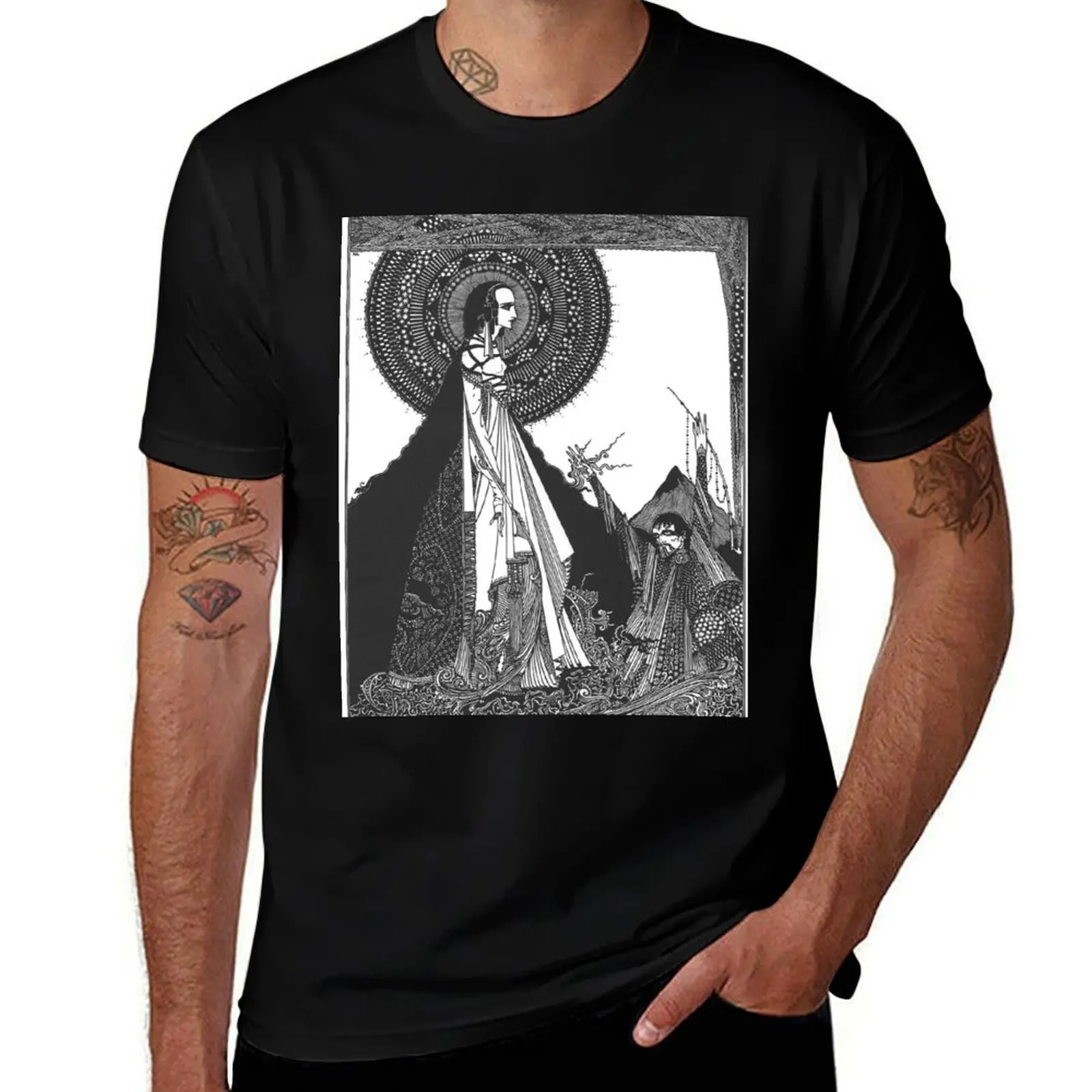 I Would Call Aloud Upon Her Name by Harry Clarke T-Shirt Work Duty Casual T-Shirt