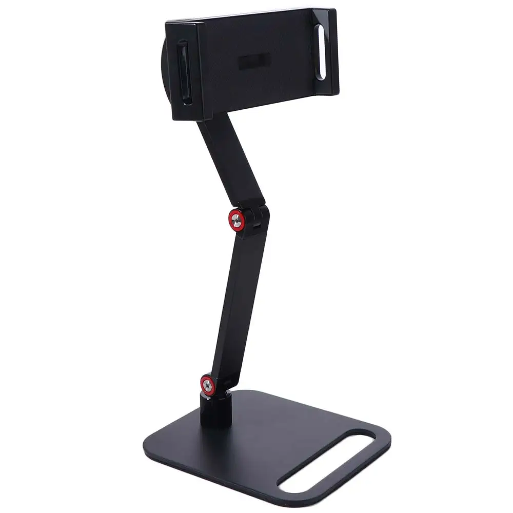 Adjustable Height Portable Monitor Holder Punch-Free Foldable Screen Holder Expandable Alloy Monitor Bracket Desk Accessories