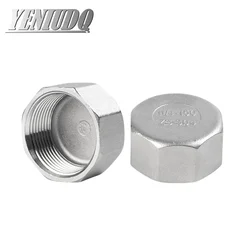 304 stainless steel Inner Silk Hexagonal Cap Pipe Plug Fittings 1/8