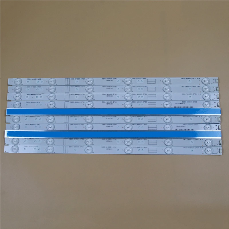 

Светодиодная лента подсветки для Skyworth 49E3000 49E3500 49E6000 49E6080 49E6090 49E350E 49E600E 49E366W Bars 5800-W49001-DP00 VER01.00