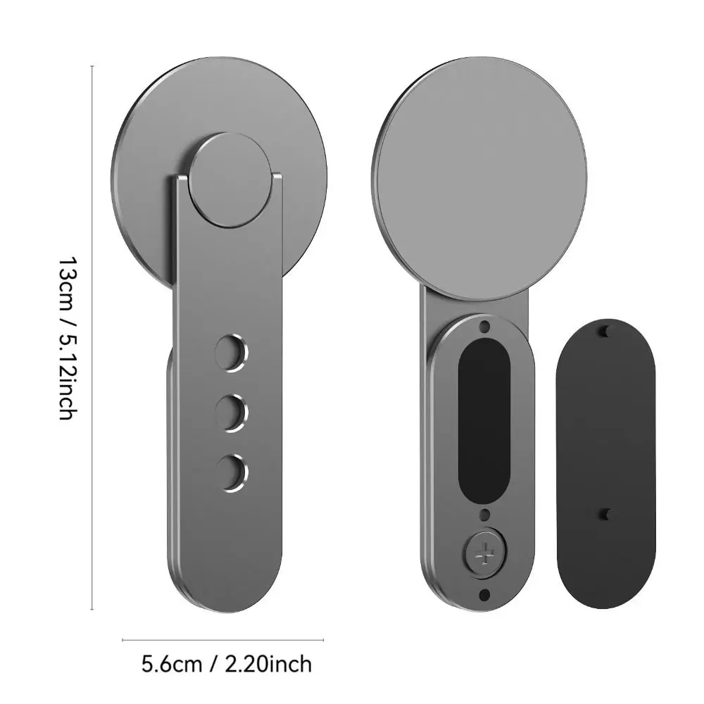 180° Rotating Magnetic Phone Holder Foldable Dual-Screen Interaction Extension Bracket Space Saving Monitor Side Mount