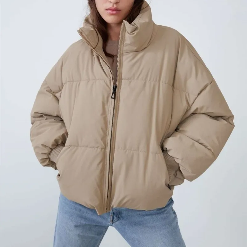 Women's cotton jacket short autumn and winter new products women's casual loose jacket