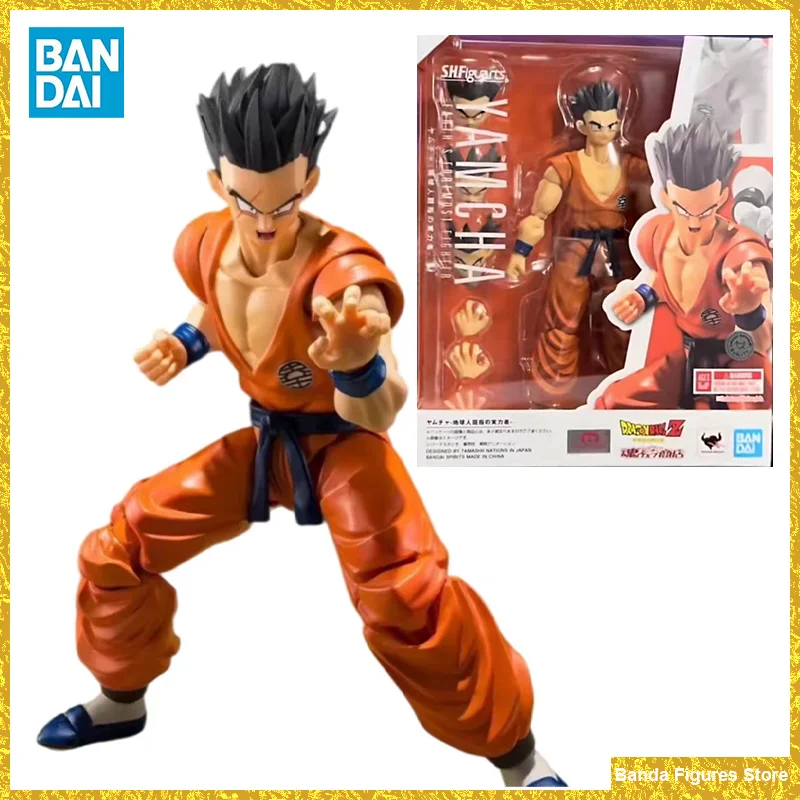 

Original Bandai S.H.Figuarts SHF Dragon Ball Yamcha Earth's Foremost Warrior PVC In Stock Anime Action Figures Model Toys