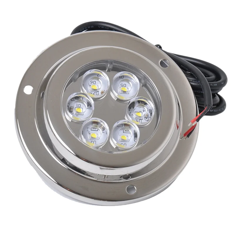 

AU34-Marine Yacht Underwater Light 12V High Power LED 316 Stainless Steel Waterproof Underwater Lamp Ocean Stern Light