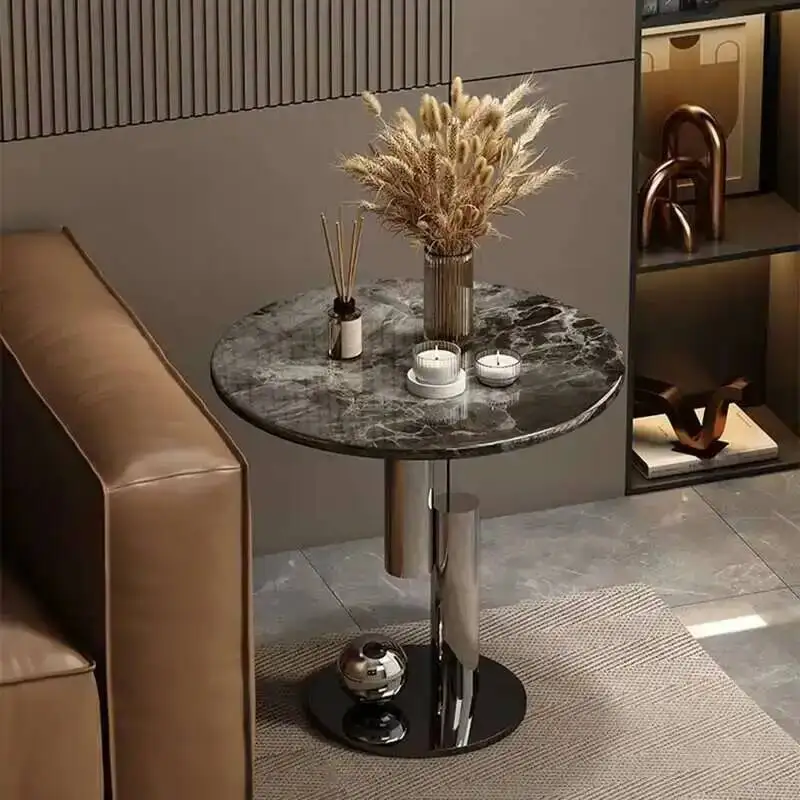 Transform Decoration Luxury Side Table Bedroom Aesthetic Space Saving Side Table Round Designer Meubles Entrance Hall Furniture