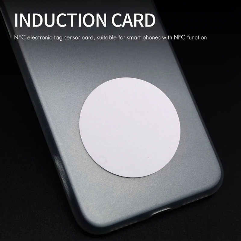 Индукционная карта 10 шт. NFC для монет TAG Key 13,56 МГц 215, универсальная этикетка RFID, сверхлегкие метки, этикетки для телефона