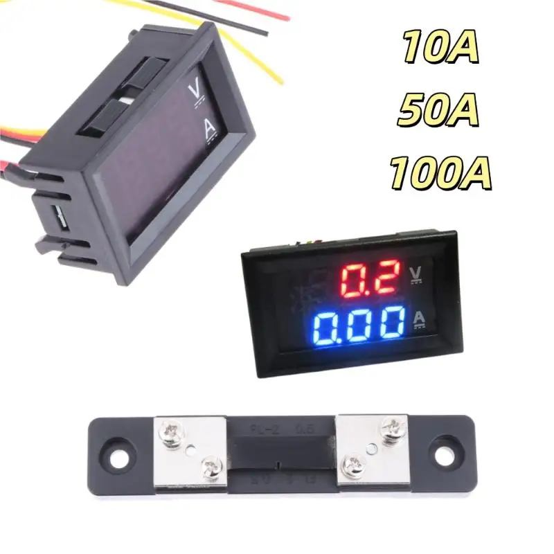 Dual LED Digital Voltmeter Ammeter Display Module  Voltage Current Meter Accurate Tester for Industrial Workshop