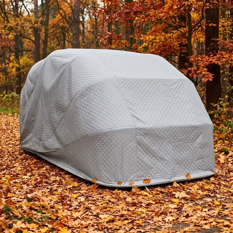 Three-layer Laminated Cotton Canopy, High Temperature Resistant, Snow and Hail Resistant, Outdoor Car Sunshade Shelter Use