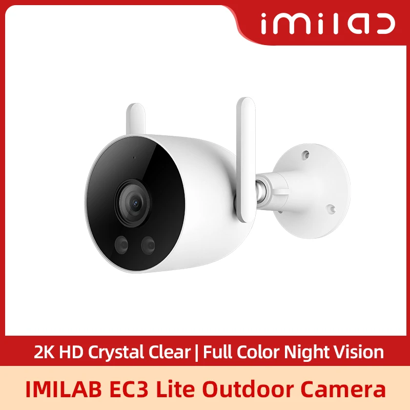 IMILAB EC3 Lite Smart Camera 2K HD Crystal Clear IP66 Smart Siren AI Detection Imilab Home APP Outdoor Camera