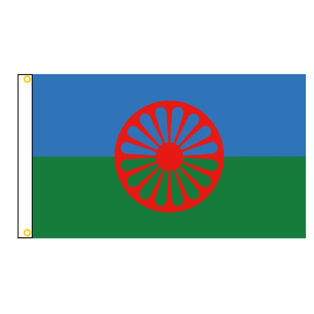 Rom Gypsy Flag Of The Romani People 3X5FT 90x150cm 60x90cm