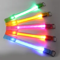 4 Pcs/Set LED Lighting Horse Leg Safety Belt Horse Leg Straps Night Riding Equipment Outdoor Sports Equestrian Supplies 4