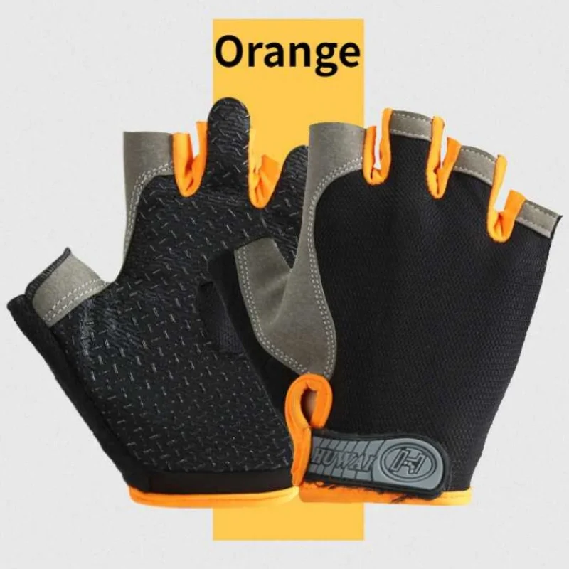 Half Finger Gloves Men\'s and Women\'s Sports Cycling Mountaineering Tourism Fishing Breathable Yoga Fitness Quick Drying