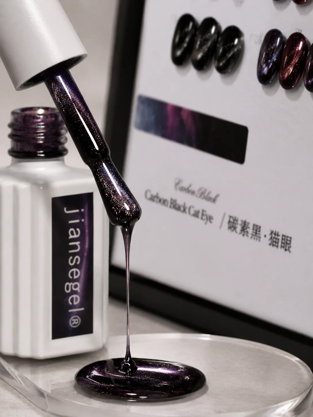 12Pcs Halloween Gel Nail Polis - Nail Art Burgundy 评论和价格