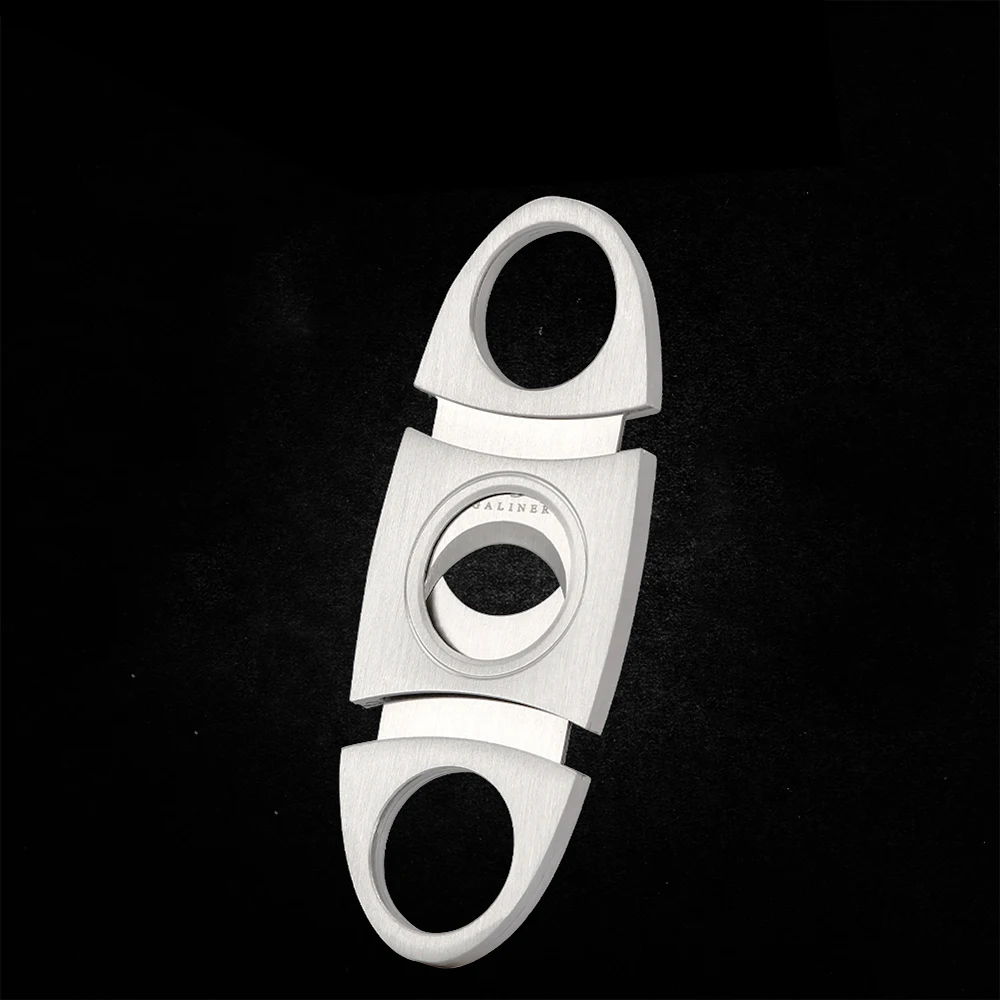 

GALINER Sharp Blade Metal Cigar Cutter Guillotine Cigar Knife Portable Scissors Cigar Cutting Tool