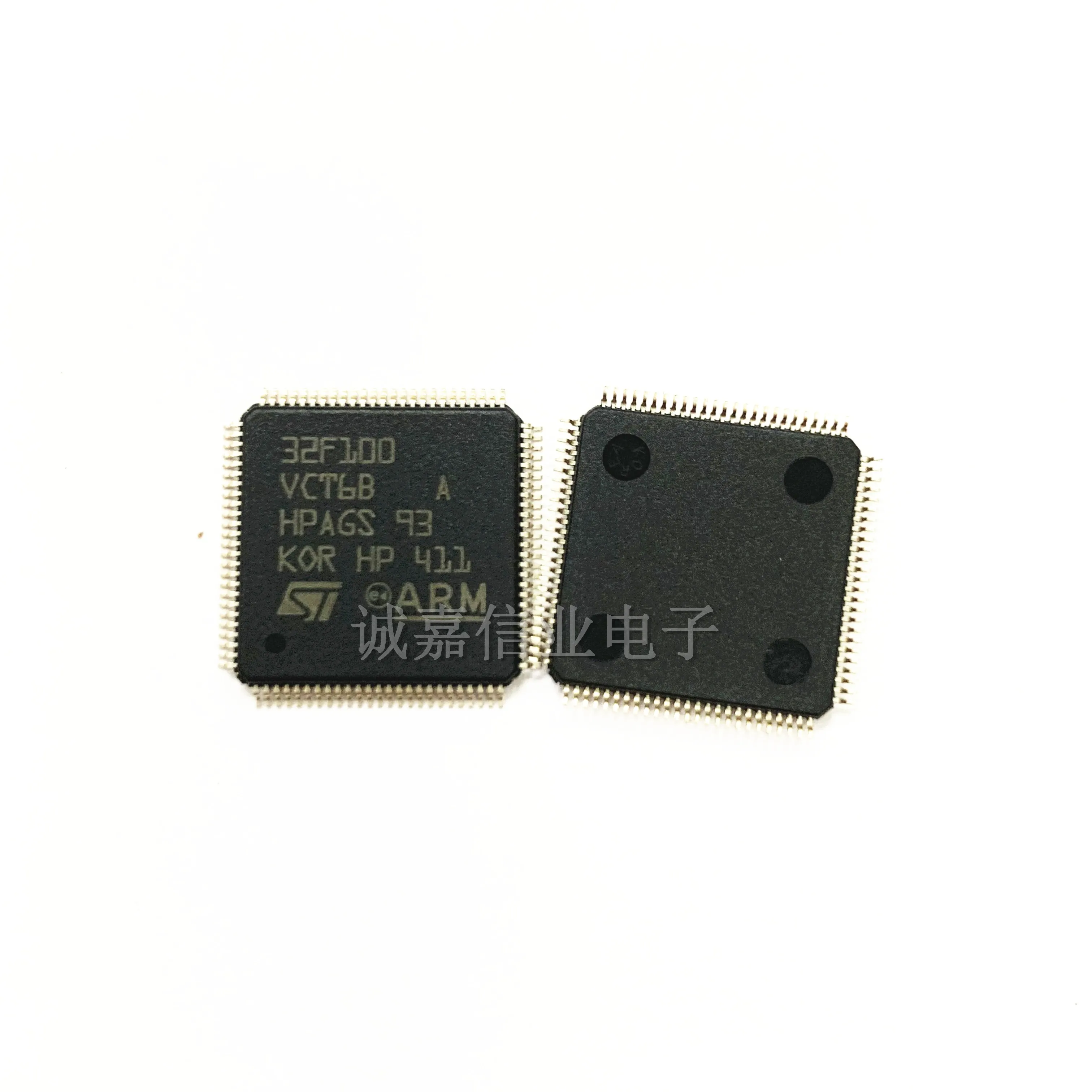 5pcs/Lot STM32F100VCT6B LQFP-100 ARM Microcontrollers - MCU ARM 32Bit Value Line 100-Pin 32kB Flash