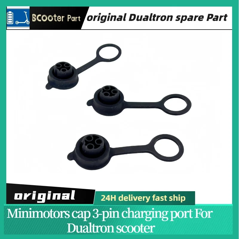 original Dualtron scooter 3-pin charging Port CAP for Electric Scooter, Dualtron, New Version, 2022