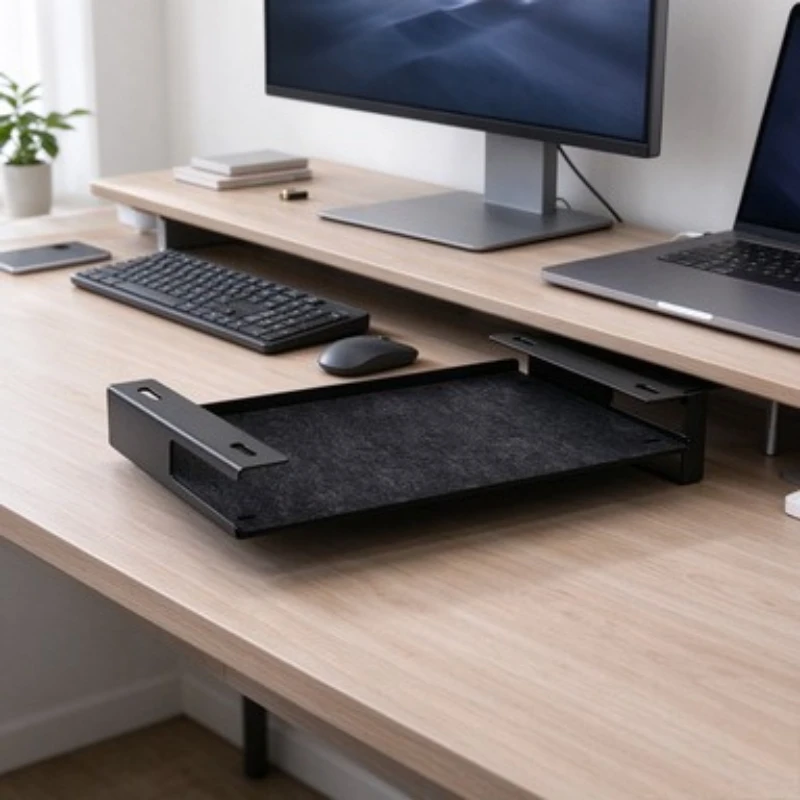 Modern Laptop Stand Z3 Pro Accessory Monitor Computer Desk Partition Tray Metal Storage Box Modular Ergonomic Desktop Organizer