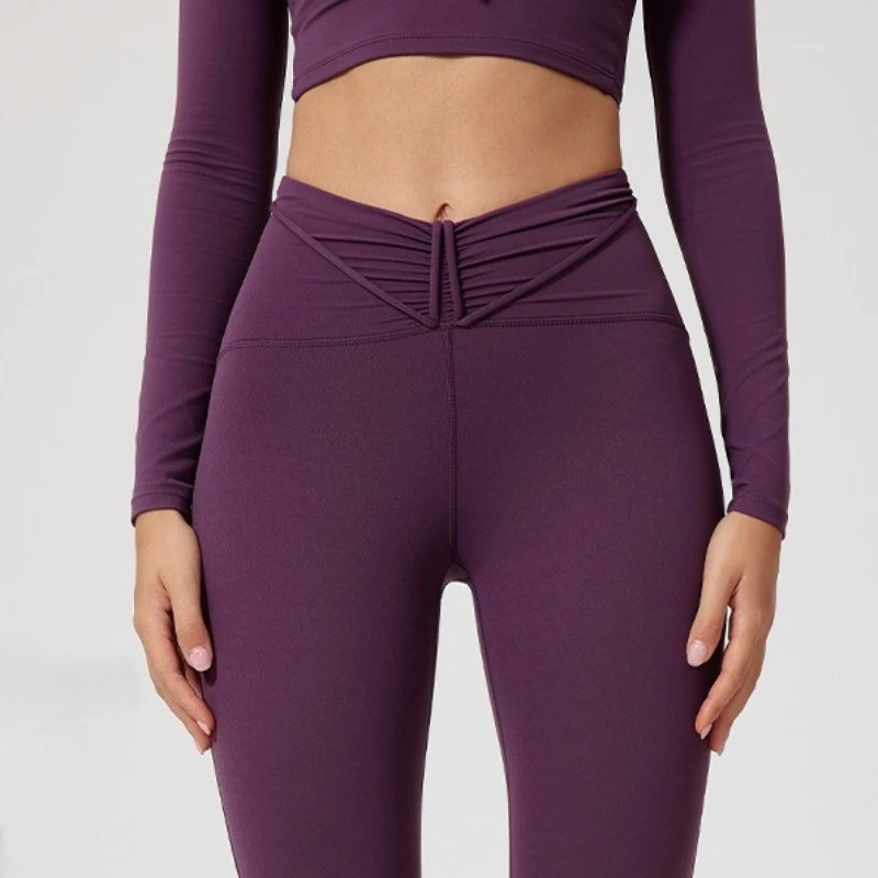 2PCS 요가 세트 여성용 긴팔 스포츠웨어 짐 세트 운동복 애슬레틱 웨어 레깅스 피트니스 브라 크롭탑 스포츠 슈트