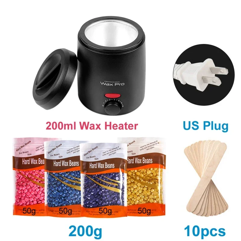 Waxen Machine voor Ontharing Ontharing Wax Smelten Machine 200 ml Wax Heater Ontharen Paraffine Warmer Waxen Dompelpot