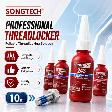 10ml SongTech Loctite 243 242 222 262 263 270 271 272 277 290 Threadlocker Thread Locking Agent Screw Glue Anaerobic Adhesive