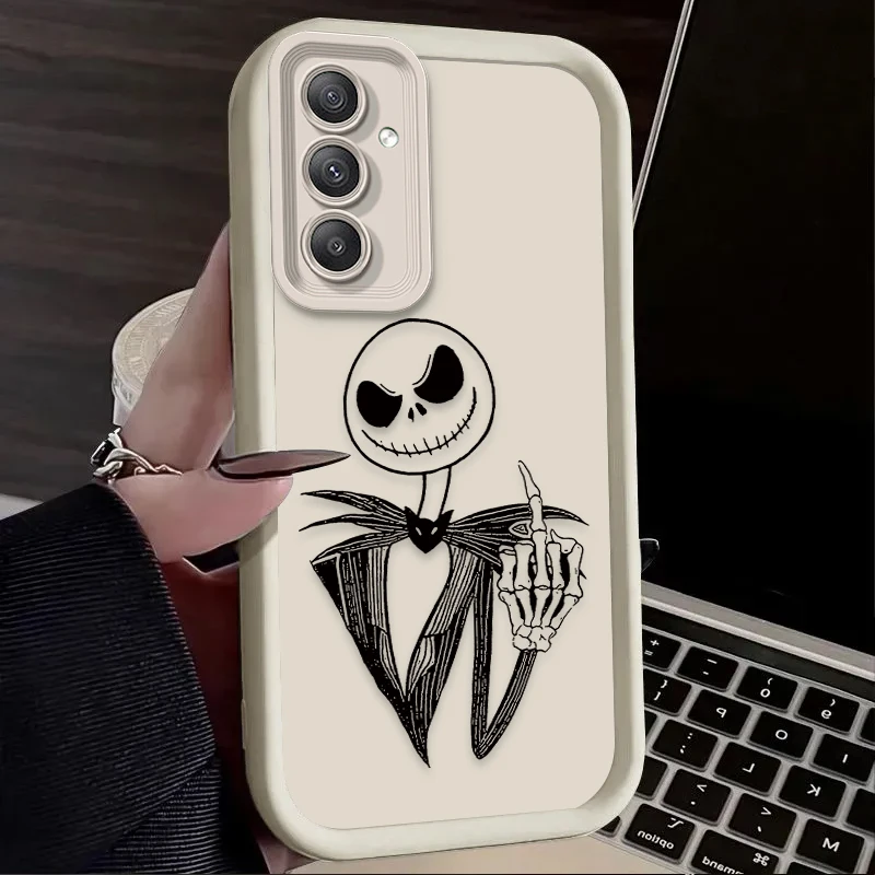 Disney The Nightmare Jack Phone Case for Samsung Galaxy A55 A35 A25 A15 A05 A05S 5G A24 A13 A23 A12 A22 A32 A52 A52S A71 A72 A51