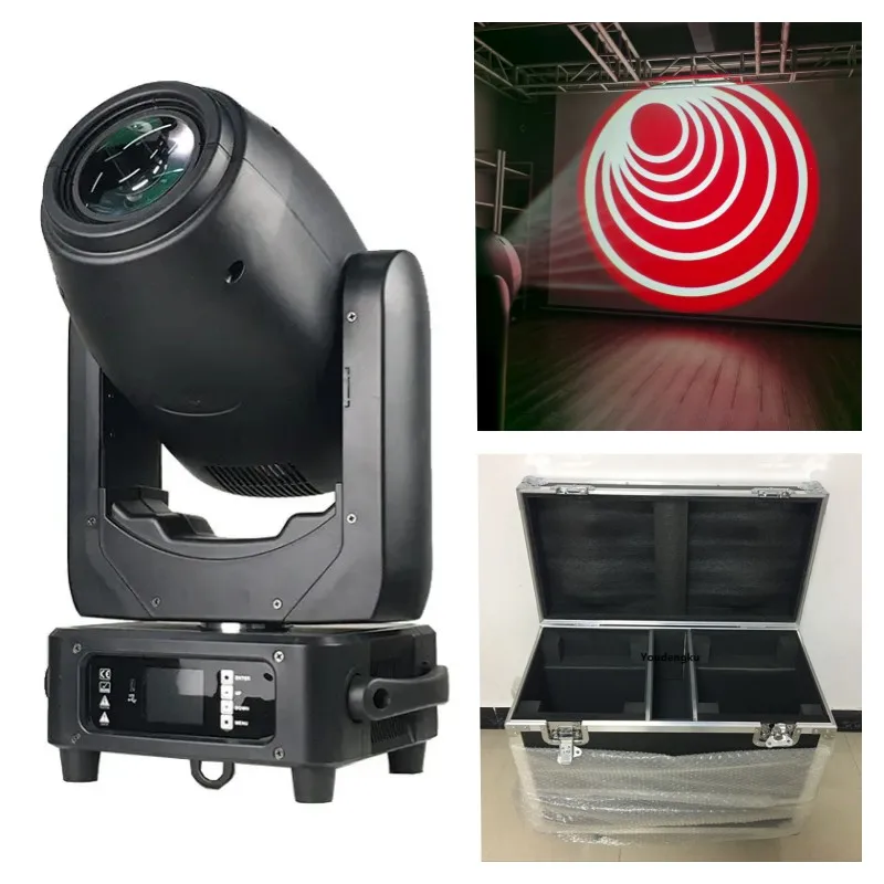 4pcs with flycase Stage Lighting super brightness disco dj 8r 250w led sharpy beam spot wash 3in1 moving head light