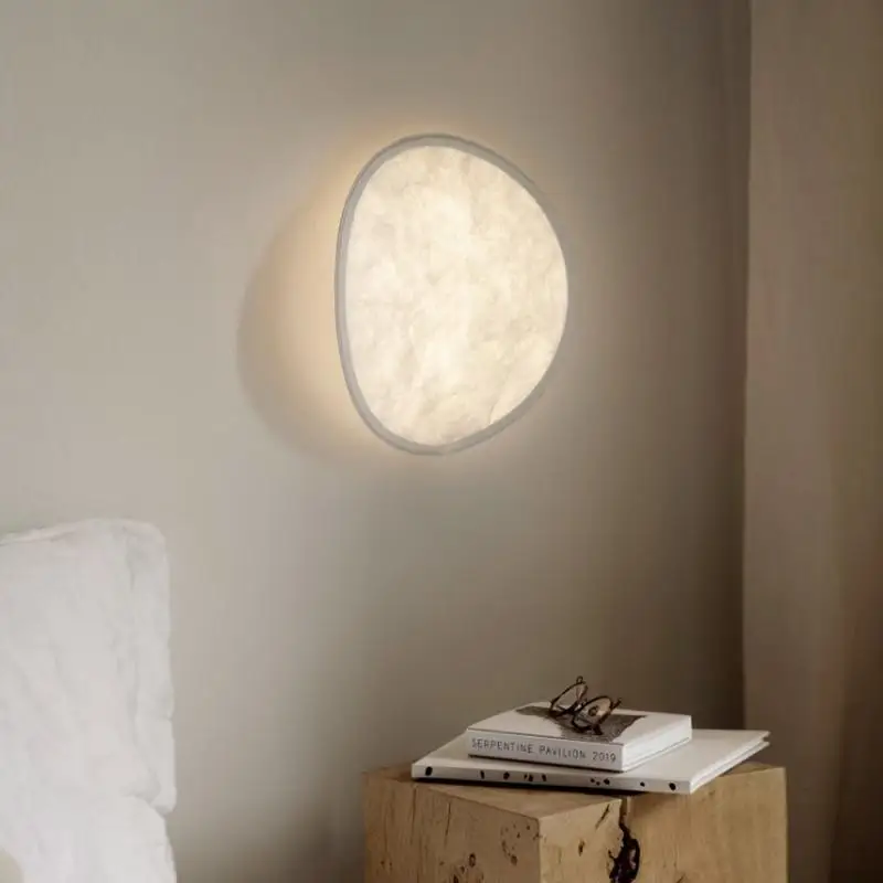 

French medieval cream wind bedside wall lamp Japanese warm bedroom corridor study lamp American retro background wall lamp