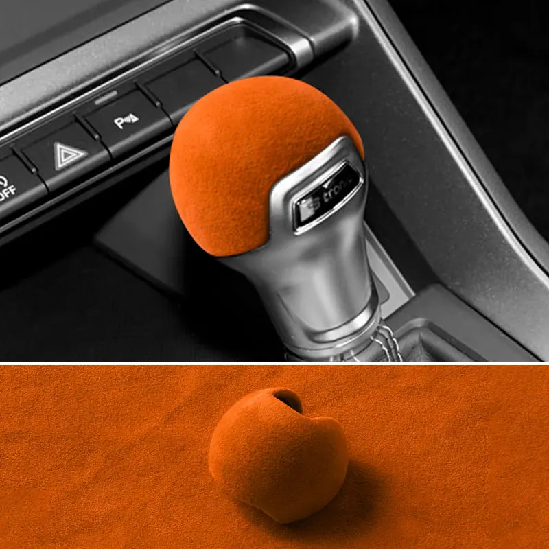 Made of Alcantara For Audi A3 Q2 S3 TT Sport Gear Shift Knob Boot Cover Decorative Trim Sticker Car Interior Tuning Accessorie view 5