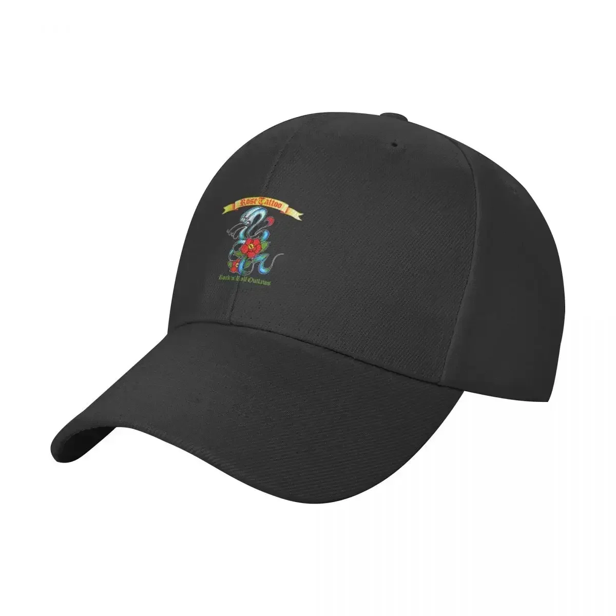 Art 03 Rose Tattoo Rock And Roll Outlaws Baseball Cap Fashionable Hat Baseball Cap Hood Luxury Brand Men's Women's