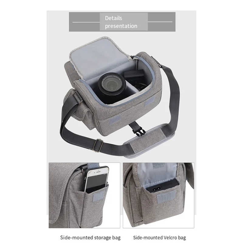 Borsa a tracolla per proiettore Custodia portatile antiurto Strati protettivi spessi per fotocamere e proiettori