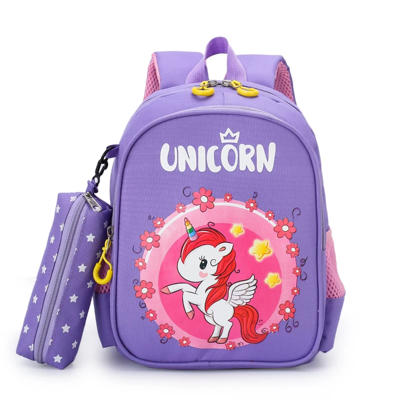 Children Backpack Unicorn Backpacks for Girl Cute Backpack Dinosaur Cartoon Backpack for Boy School Bag Mother Kids Mochila Niña