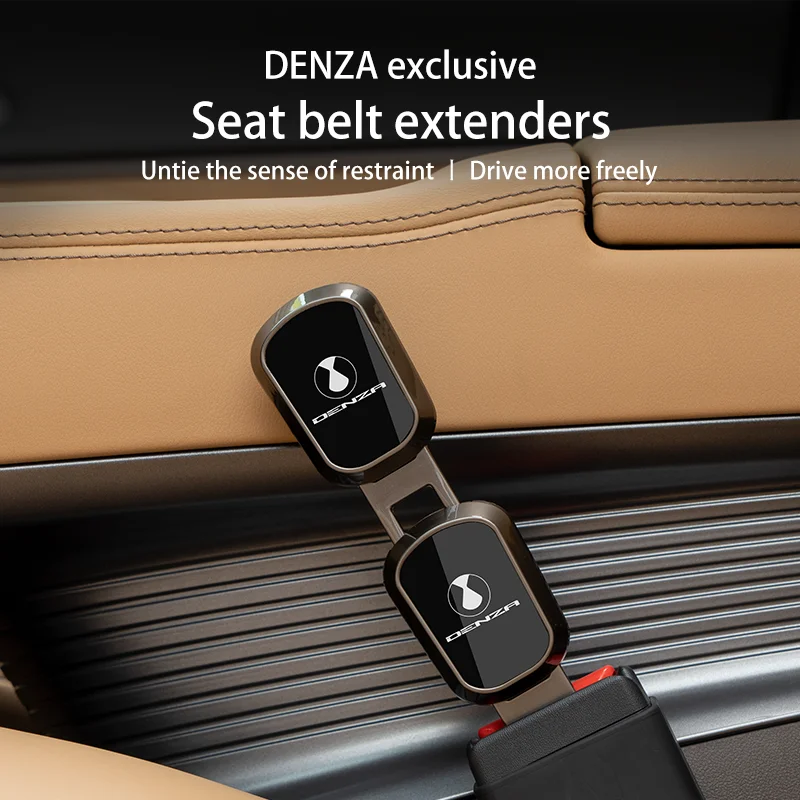 

DENZA D9/X/N7/N8 Car Seat Strap Extender, In-Car Safety Belt, Retainer Joint, Buckle Metal